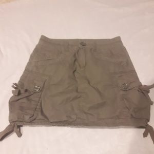 prAna olive cargo skirt 2